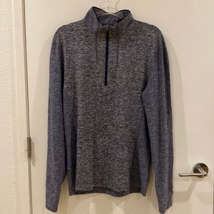 lululemon men’s large rulu quarter 1/4 zip